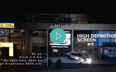 Des écrans géants en série pour conduire l’Autofestival 2023 